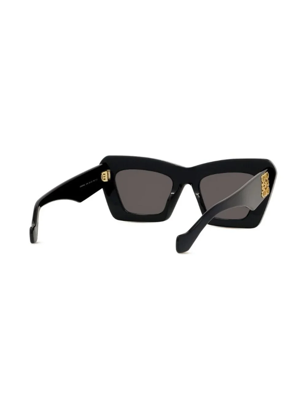 New LOEWE Women's Sunglasses Acetate Frame ANAGRAM LW40145I 01A 52 Black Cat Eye
